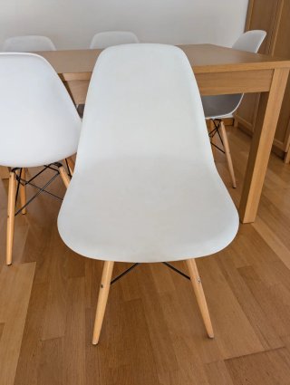 Mesa Comedor Extensible 140cm + 6 Sillas