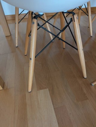 Mesa Comedor Extensible 140cm + 6 Sillas