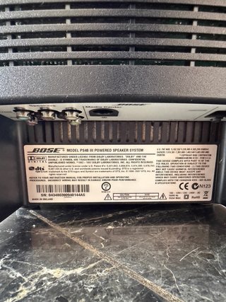 Sistema de Sonido Bose Plata/Negro