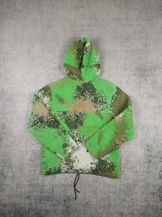 Felpa Nike Sherpa Camo Verde Half Zip