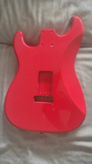 Cuerpo Fender Stratocaster Japan Fiesta Red