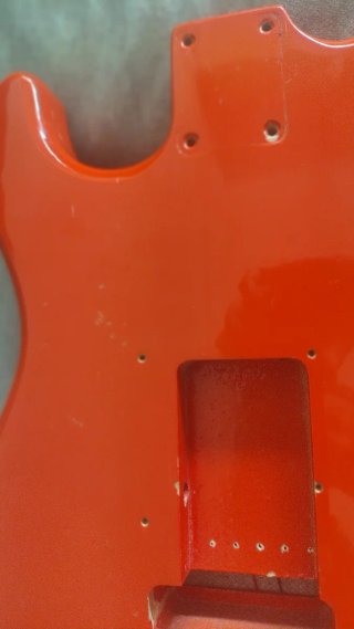 Cuerpo Fender Stratocaster Japan Fiesta Red