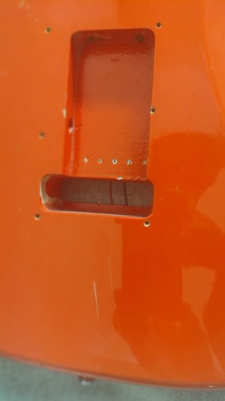Cuerpo Fender Stratocaster Japan Fiesta Red