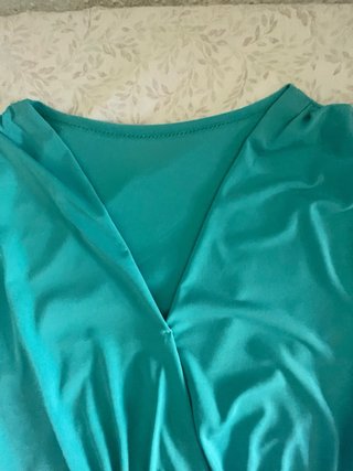 Vestido verde/agua ocasión talla única