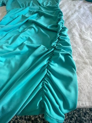 Vestido verde/agua ocasión talla única