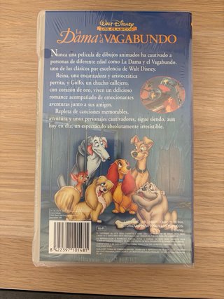VHS La Dama y el Vagabundo Precintado