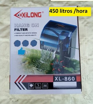 Filtro cascada mochila acuario mediano pecera