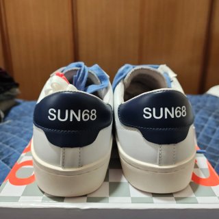 Scarpe SUN68 uomo bianche e blu tg 44