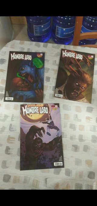 Cómic grapas del hombre lobo