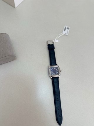 Reloj Cartier Azul y Plateado