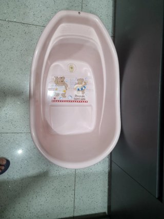 Bañera para bebé rosa