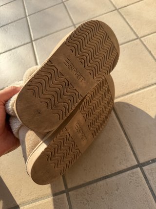 Botas Esprit Beige Talla 37 Forro Cálido