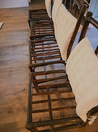Set 4 Sedie Vintage Hollywood Regency