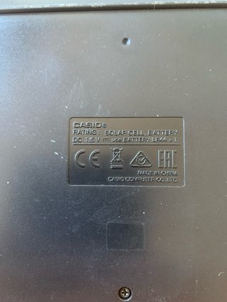 calculadora de sobremesa Casio DH-12TER, original