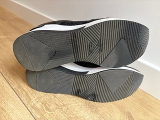 Zapatillas Michael Kors Georgie Cuña Negras