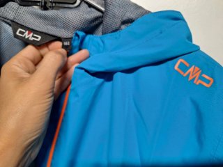Cortavientos CMP Talla 14 Azul Naranja