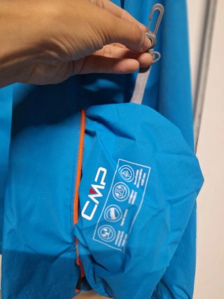 Cortavientos CMP Talla 14 Azul Naranja