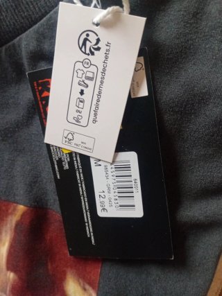 Camiseta tex King Kong Talla M etiqueta/