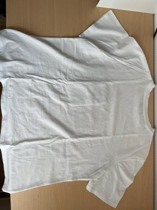 Camiseta Mango Blanca Talla L con Bolsillo