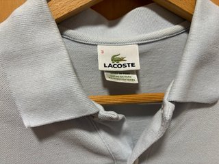Polo Lacoste hombre azul celeste (Talla S)