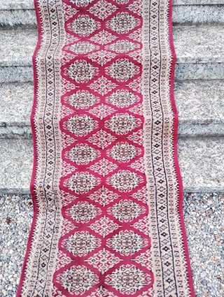 Tappeto Runner Orientale Lahore Lana-cotone-seta