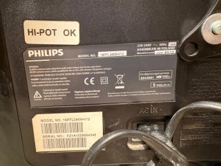 TV Philips 19 Negra