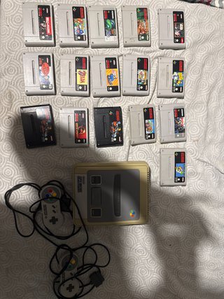 Consola Nintendo SNES Beige/Gris