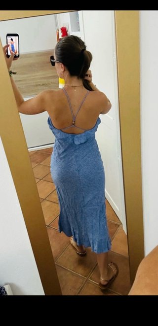 Vestido Zara Azul Veraniego