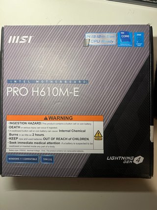 Placa Base MSI PRO H610M-E