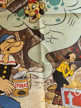 Las Nuevas Aventuras de Popeye Póster Original
