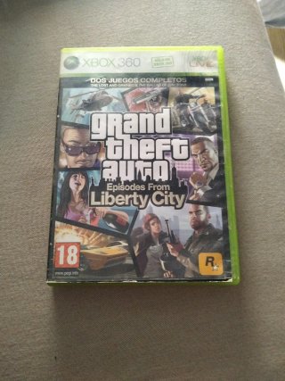 Caja y Manual GTA: Liberty City SIN disco Xbox360