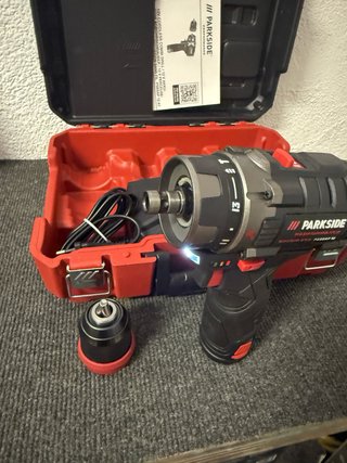 Taladro Percutor Parkside 12V 2 Baterías