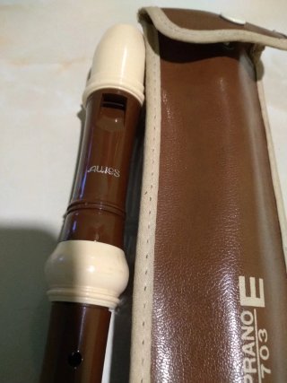 Flauta dulce Aulos Soprano No. 703 + funda