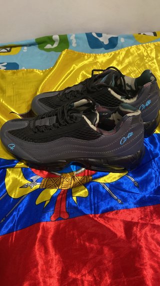 Zapatillas Corteiz Negras y Azul