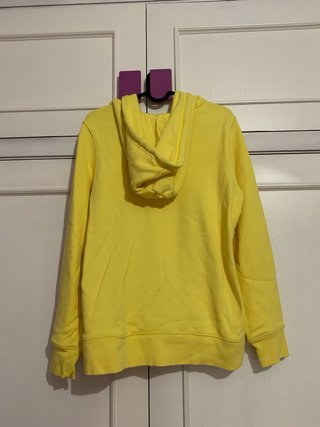 Sudadera Adidas amarilla con capucha