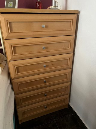 Sinfonier madera 6 cajones