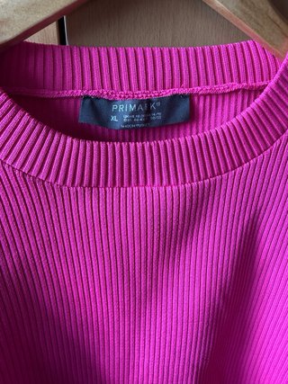 Pack Jersey Fucsia Primark + Camiseta Rayas XL