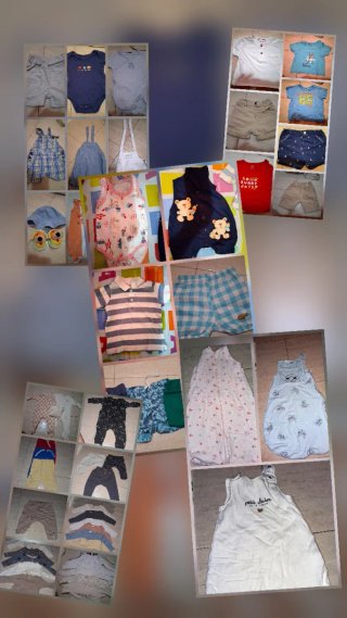 Lote Ropa Bebé Niño 0-9 Meses