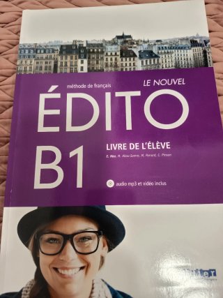 Le nouvel édito méthode de français : niveau B1...