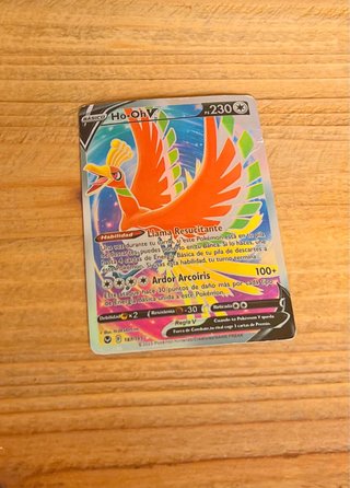 Carta Pokémon Ho-Oh V 187/195 Full Art