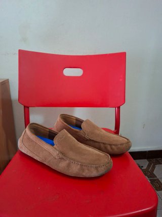 Mocasines de Cuero Clarks Marrones