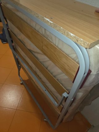 Cama plegable 90x190 con colchón
