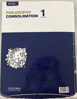 Philosophy Consolidation, Bachillerato 1