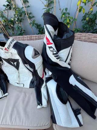 Mono Dainese Laguna Seca Talla 50 Blanco