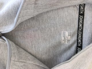 Sudadera John Smith gris con estampado