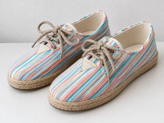 Alpargatas tipo blucher multicolor