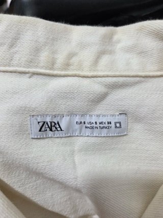 Sobrecamisa Zara Bordada Talla M