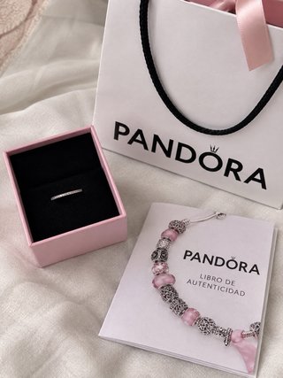 Anillo Pandora Plata Nuevo Caja Ticket