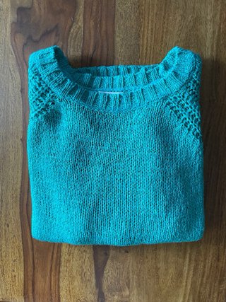Jersey verde calado