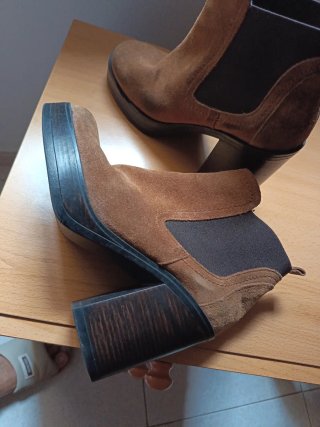 Botines marrones